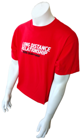 Puma Men's Long Distance Relationship Boilermaker Red Short Sleeve Shirt Large