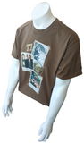Alstyle Men's James Taylor & Ben Taylor Tour 2011 Graphic Brown Shirt Size Large