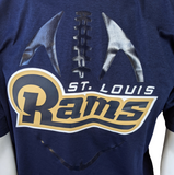 Nike NFL Team Apparel Men's Dri-Fit St. Louis Rams Football Navy Shirt Size M