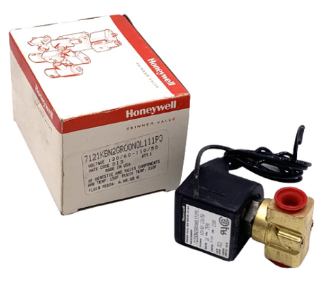 Honeywell 7121KBN2GR00N0L111P3 Solenoid Valve 110-120 Volts