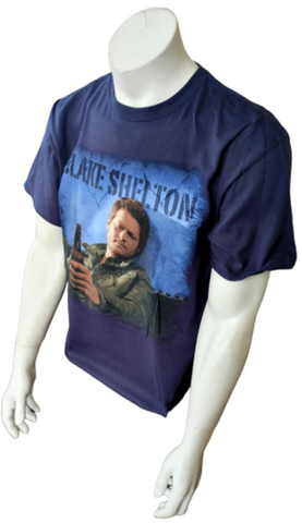 Anvil Men's Blake Shelton All About Tonight 2011 Tour Navy Shirt Size Large