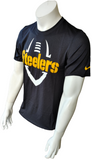 Nike Dri-Fit Men's Pittsburgh Steelers Football Black Short Sleeve NFL Shirt