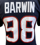 Nike Men's Houston Texans Connor Barwin #98 Navy NFL Football Shirt Size Small