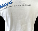 Mojo Sportfishing Gear Men's White Short Sleeve Pocket Shirt Size Large