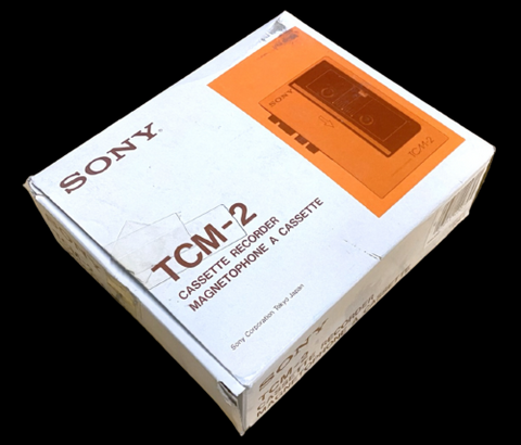 Sony TCM-2 Cassette Player Tape Recorder Vintage BROKEN / AS-IS
