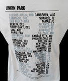 teltux Men's Linkin Park A Thousand Suns World Tour 2010-2011 Gray Shirt Size L