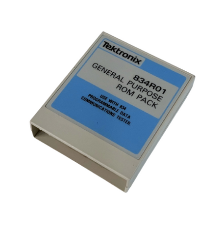 Tektronix 834R01 General Purpose Rom Pack For 834 Programmable Data Comm. Tester