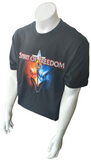 Harley Davidson Motorcycle Men's Spirit Of Freedom Black Shirt Size Large