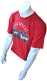 Nike Jordan Men's Air Jordan Six A Touch Of Gold Red Short Sleeve Shirt Size L