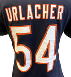 Nike Women's Chicago Bears Brian Urlacher #54 NFL Navy Slim Fit Shirt Size M