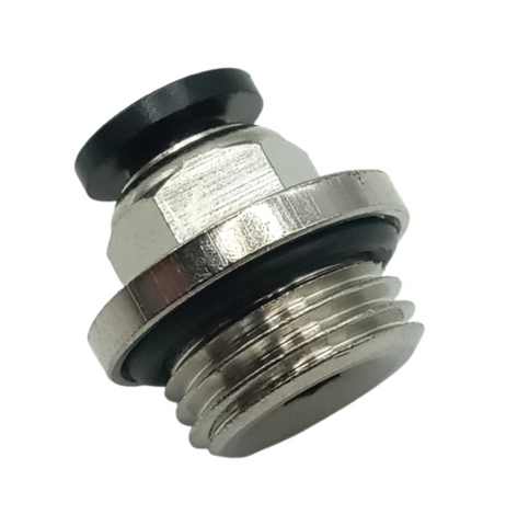 Lot of (10) Conek PC04-G02 Straight Stud 4mm Tube 1/4" BSPP Thread PTC Fitting