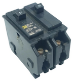 Square D HOM250 2 Pole Circuit Breaker 50A 240VAC 1 PH Plug In Mount