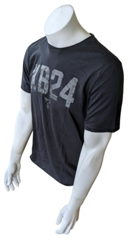 Anvil Men's Kobe Bryant KB 24 Graphic Black Short Sleeve Shirt Size Medium