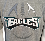 Nike NFL Team Apparel Men's Dri-Fit Philadelphia Eagles Gray Shirt Size Medium