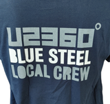 Alstyle Men's U2 360° World Tour Load In 180 Blue Steel Local Crew Shirt Size XL