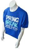 Anvil Men's Ron Jon Surf Shop Spring Break 2012 Cocoa Beach FL Blue Shirt XL