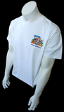 Anvil Men's Ron Jon Surf Shop Spring Break 2011 Cocoa Beach White Shirt Size L