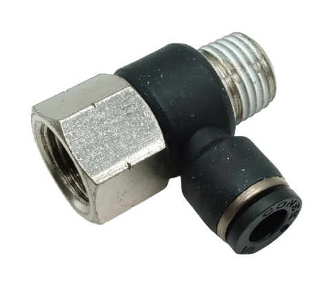 Lot of (5) Conek PHF1/4-N2 Female Swivel Elbow 1/4" Tube 1/4NPT Thread PTC