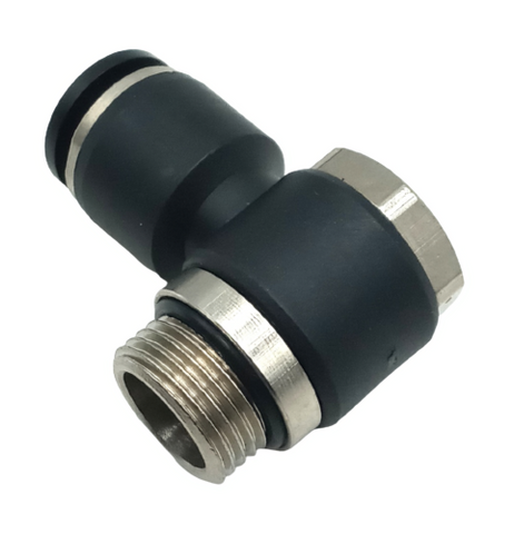 Lot of (5) Conek PH10-G03 Male Swivel Elbow 10mm Tube G3/8 Thread PTC Fitting