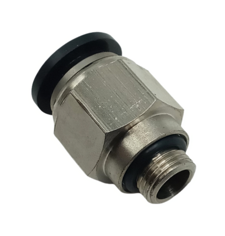 Lot of (10) Conek PC10-G01 10mm Tube Straight Stud Fitting 1/8" BSPT Thread PTC