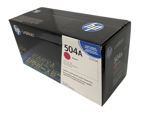 HP 504A Original LaserJet Toner Cartridge Magenta CE253A Genuine OEM