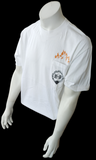 Harley Davidson Motorcycle Men's Flame Graphic Pocket White Shirt Size Large