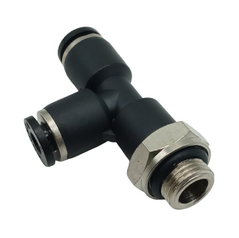 Lot of (20) Conek PD04-G01 4mm Male Run Tee G1/8 BSPP Thread PTC Fitting