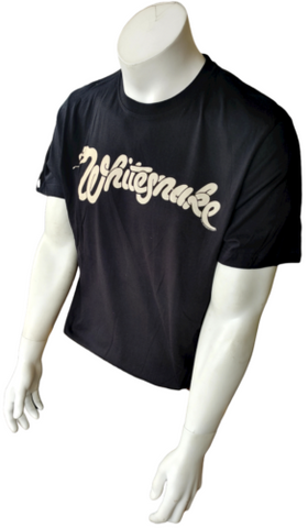 Men's Whitesnake Graphic Black Short Sleeve Shirt Size Large
