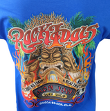 Anvil Men's Ron Jon Surf Shop Rockidols Cocoa Beach Fl Blue Shirt Size Large