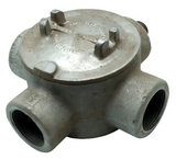 Crouse-Hinds GUAX47 Explosion Proof RMC Conduit Outlet Box W/ Cover 1 1/4" HUB