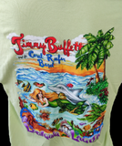 Comfort Colors Men's Jimmy Buffett Lounging At The Lagoon 2012-2013 Shirt XL
