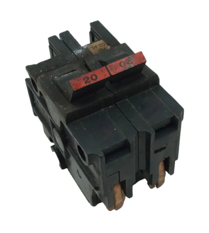 Federal Pacific Electric NA220 2 Pole Circuit Breaker 20A 120/240VAC