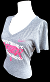 Nike Women's Everything's Hotter In San Francisco Giants Gray Slim Fit Shirt M