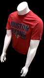 Nike Dri Fit Men's Houston Texans Chiseled Red Short Sleeve Shirt NFL T-Shirt