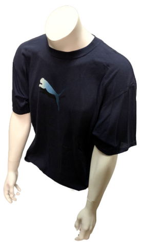 Puma Men's Navy Shirt Short Sleeve T-Shirt Size X-Large