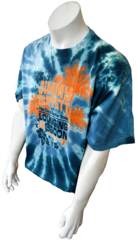 Gildan Men's Jimmy Buffett Lounging At The Lagoon 2012-2013 Tie-Dye Shirt XL