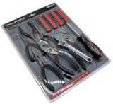 Task Force 0099779 49pc Pliers & Screwdriver Set With Anti Slip Handles
