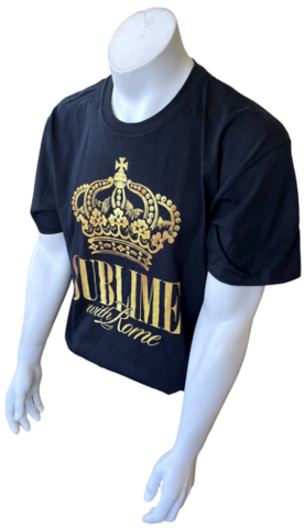 Gildan Men's Sublime With Rome 2010 Tour Black Short Sleeve Shirt Size Large