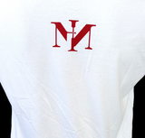 Tultex Men's Nine Inch Nails Graphic White Short Sleeve Shirt Size Large