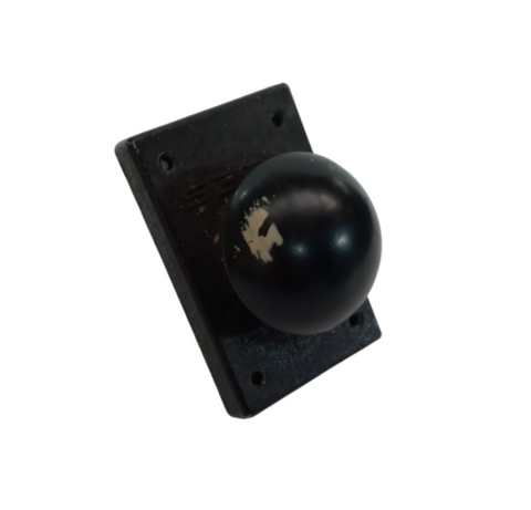 Rees 00662-001 2 1/4" Black Mushroom Plunger Push Button Switch 1NO/1NC