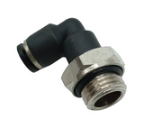 Lot of (10) Conek PL04-G02 Male Swivel Elbow 4mm Tube 1/4"BSPT Thread