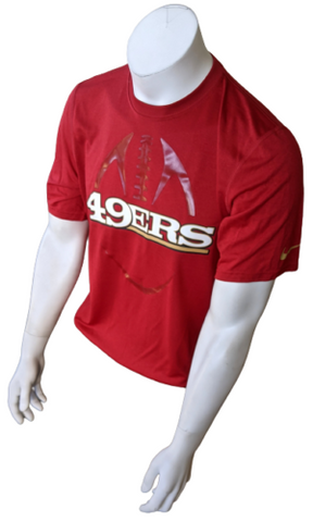 San Francisco 49ers Nike Fan Gear Wordmark T-Shirt - Black