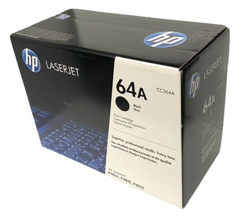 HP 64A CC364A Black Toner Cartridge Genuine OEM