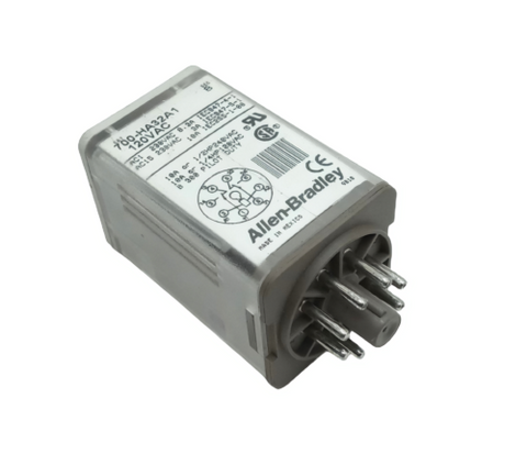 Allen-Bradley 700-HA32A1 2 Pole Tube Base Relay 10A 120VAC 50/60HZ 8 Pin