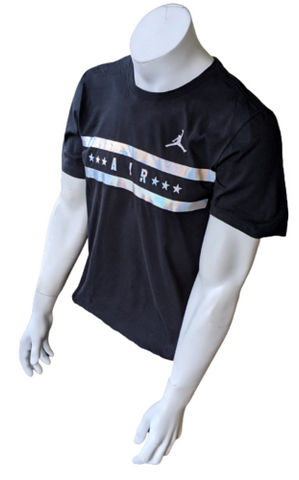 Nike Men's Air Jordan Jumpman 1985 No. 23 Black Short Sleeve Shirt Size Medium
