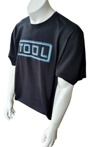 Anvil Men's Tool Eye Graphic Black Short Sleeve Shirt Size X-Large