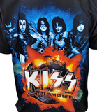 Alstyle Men's KISS The Hottest Show On Earth 2011 Tour Concert Black Shirt Large