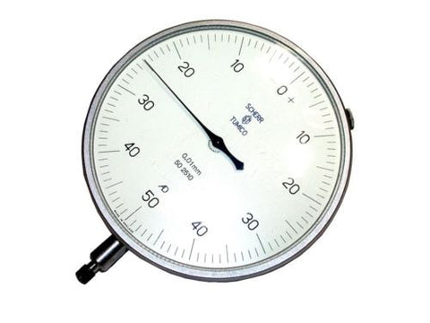 SCHERR TUMICO .01MM LARGE 4 1/2" DIAL INDICATOR 50 2510