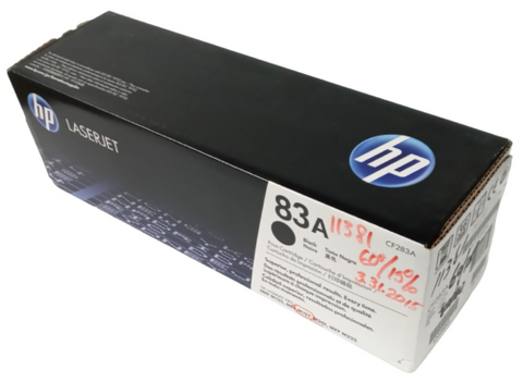HP LaserJet 83A (CF283A) Black Toner Cartridge 1,500 Page Yield