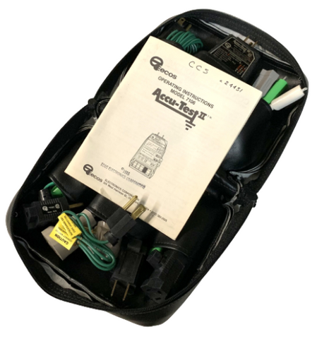 Ecos Accu-Test II 7106 Ground And Continuity Tester Kit With Manual